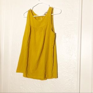 LOFT Yellow Chic Tank Top
